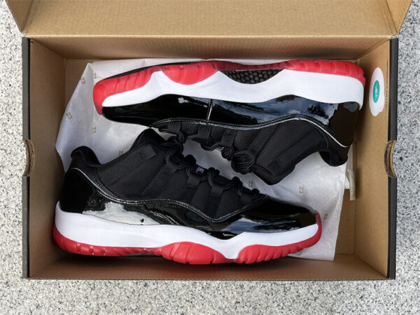 Air Jordan 11 Low "Bred" - Image 2