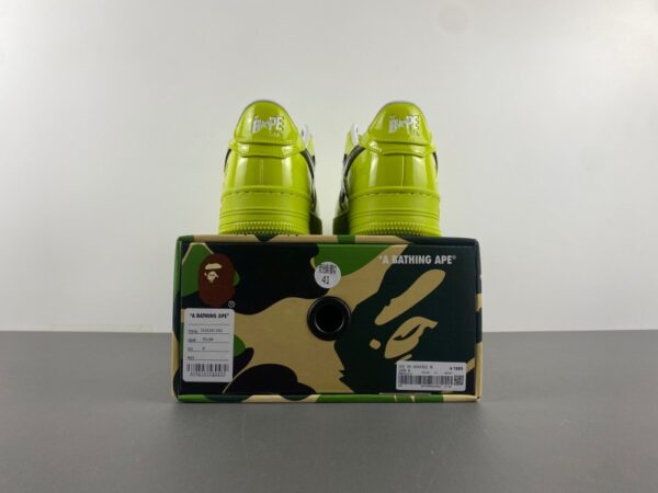 BAPE STA "Neon Green" Sneakers - Image 2