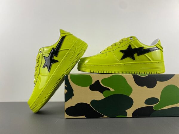 BAPE STA "Neon Green" Sneakers - Image 7