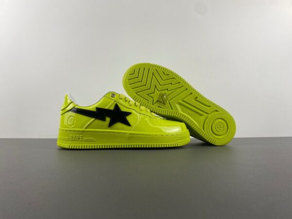 BAPE STA "Neon Green" Sneakers - Image 9