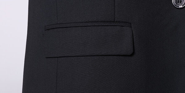 Designer 3-Piece Men's Suit - Armani Suits ( Gray, Maroon, Navy Blue & Black) - Image 10