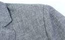 Designer Men's Suit - Armani Style ( Light Gray & Brown)