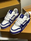 Louis Vuitton LV Trainer Blue White Sneakers