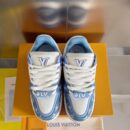 Louis Vuitton LV Trainer Denim Blue Sneakers