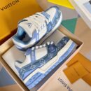 Louis Vuitton LV Trainer Denim Blue Sneakers