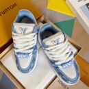 Louis Vuitton LV Trainer Denim Blue Sneakers