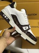 Louis Vuitton LV Trainer Monogram White Brown Sneakers