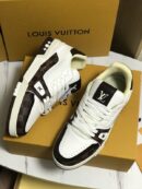 Louis Vuitton LV Trainer Monogram White Brown Sneakers