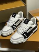 Louis Vuitton LV Trainer White Black Sneakers