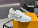 Louis Vuitton LV Trainer White Pearlized Sneakers