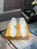 Louis Vuitton LV Trainer White Pearlized Sneakers