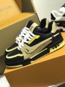 Louis Vuitton LV Trainer Yellow Block Sneakers