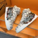 Louis Vuitton x Nike Air Force 1 Mid Graffiti Sneakers