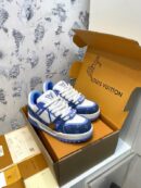 Louis Vuitton LV Trainer Denim Blue Sneakers - Luxury Designer Shoes