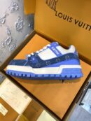 Louis Vuitton LV Trainer Denim Blue Sneakers - Luxury Designer Shoes