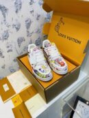 Louis Vuitton LV Trainer White Multicolor Graffiti Sneakers - Luxury Designer Shoes