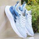 Abstract Flow Design Fashion Sneakers