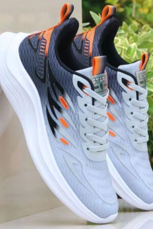 Abstract Flow Design Fashion Sneakers