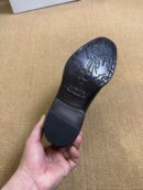 Berluti Black Leather Oxford Shoes with Subtle Patina