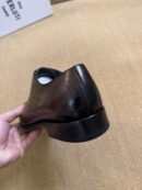 Berluti Brown Leather Oxford Shoes with Patina Finish