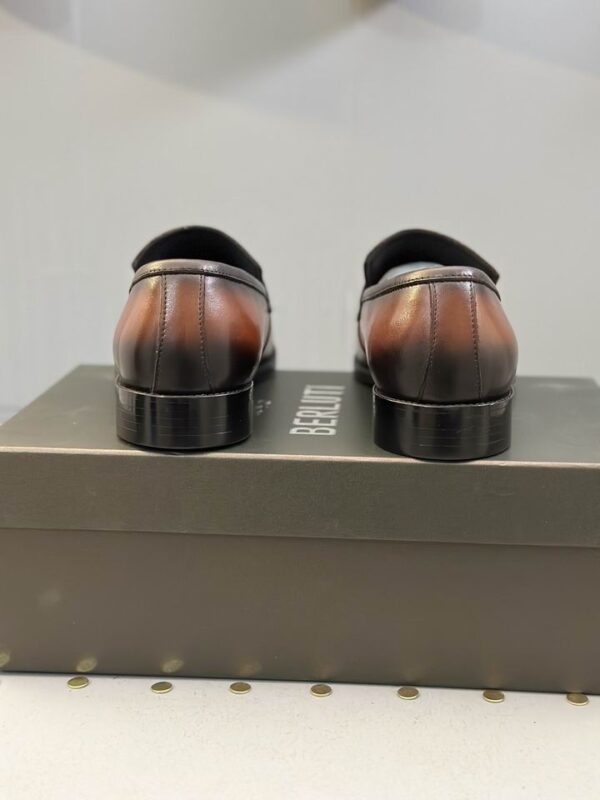 Berluti Classic Men's Leather Penny Loafers - Image 12