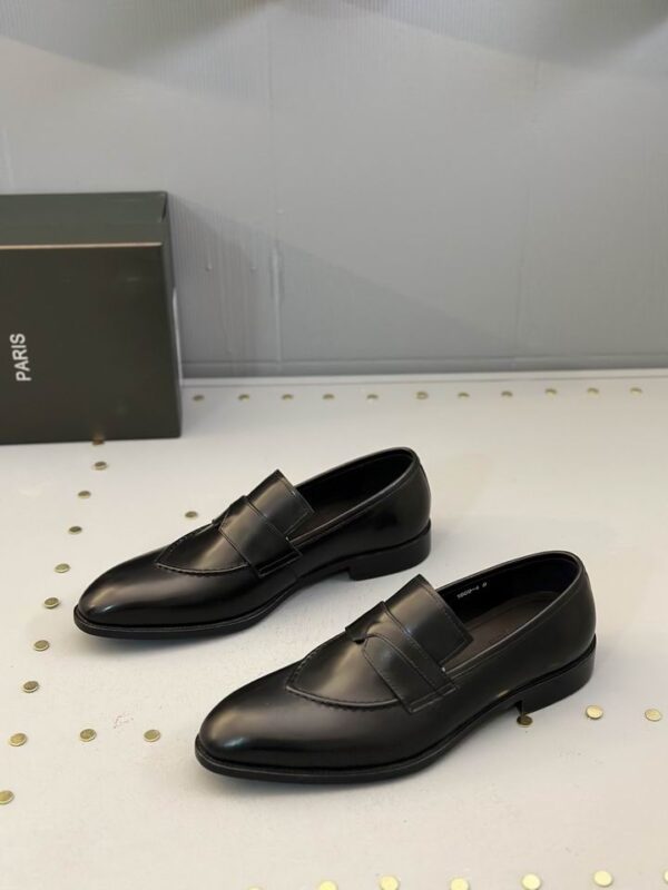 Berluti Classic Men's Leather Penny Loafers - Image 9