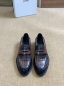 Berluti Crocodile-Embossed Leather Loafers with Strap