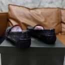 Berluti Crocodile-Embossed Leather Loafers with Strap & Buckle