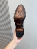 Berluti Dark Brown Leather Penny Loafers