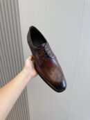 Berluti Men's Leather Derby Brogue Shoes