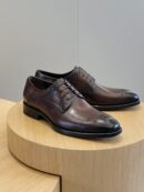Berluti Men's Leather Derby Brogue Shoes