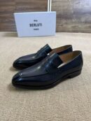 Berluti Leather Penny Loafers - Classic Style
