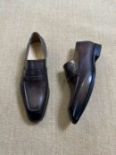 Berluti Leather Penny Loafers - Classic Style