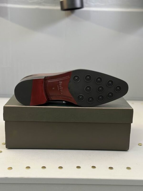 Berluti Men's Leather Slip-On Loafers - Luxurious Style - Image 11