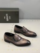Berluti Men's Leather Slip-On Loafers - Luxurious Style