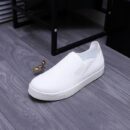 Berluti Casual Leather Slip-On Shoes with Elastic Panels