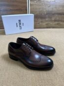 Berluti Patina Leather Derby Brogue Shoes