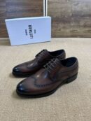 Berluti Patina Leather Derby Brogue Shoes
