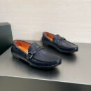 Berluti Patina Leather Loafers with Strap & Buckle