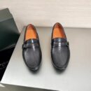 Berluti Patina Leather Loafers with Strap & Buckle
