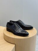 Berluti Patterned Leather Oxford Shoes