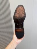 Berluti Patterned Leather Oxford Shoes