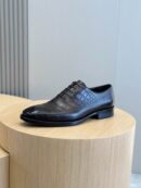 Berluti Patterned Leather Oxford Shoes
