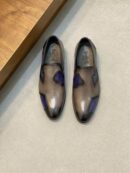 Berluti Playtime Patchwork Leather Slip-On Shoes