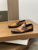 Berluti Playtime Patchwork Leather Slip-On Shoes