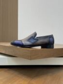 Berluti Playtime Patchwork Leather Slip-On Shoes