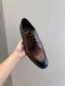 Berluti Polished Men's Leather Derby Shoes