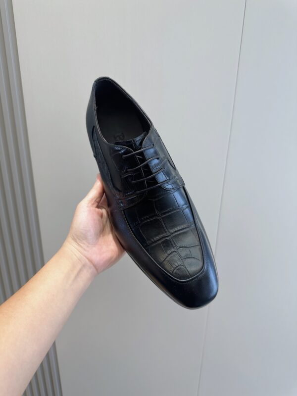 Berluti Polished Leather Derby Shoes - Image 7