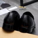 Berluti Polished Men's Leather Loafers with Distinctive Strap