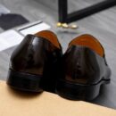 Berluti Polished Men's Leather Loafers with Distinctive Strap